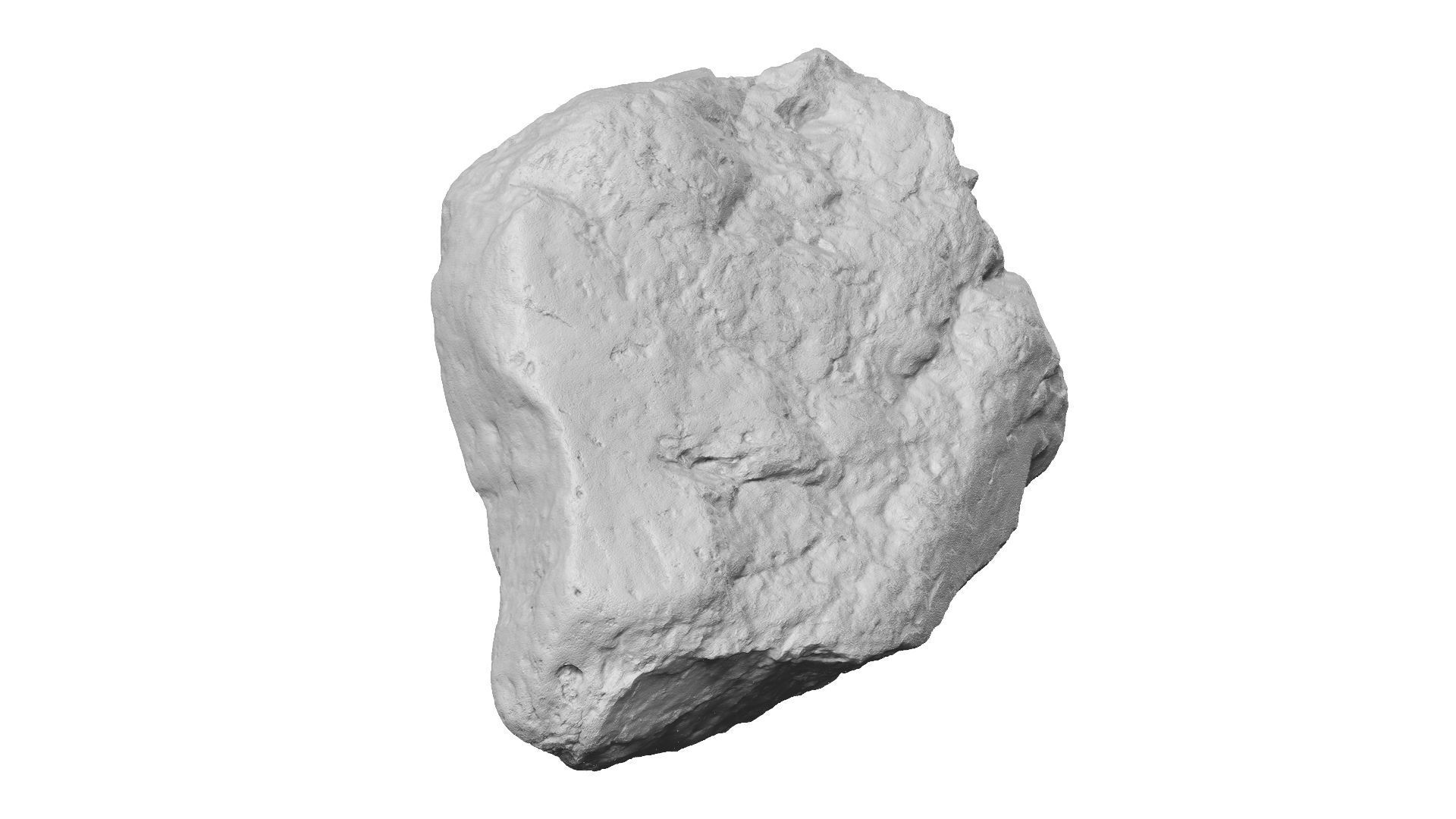Natural Rock Raw Scanned 3D model_9
