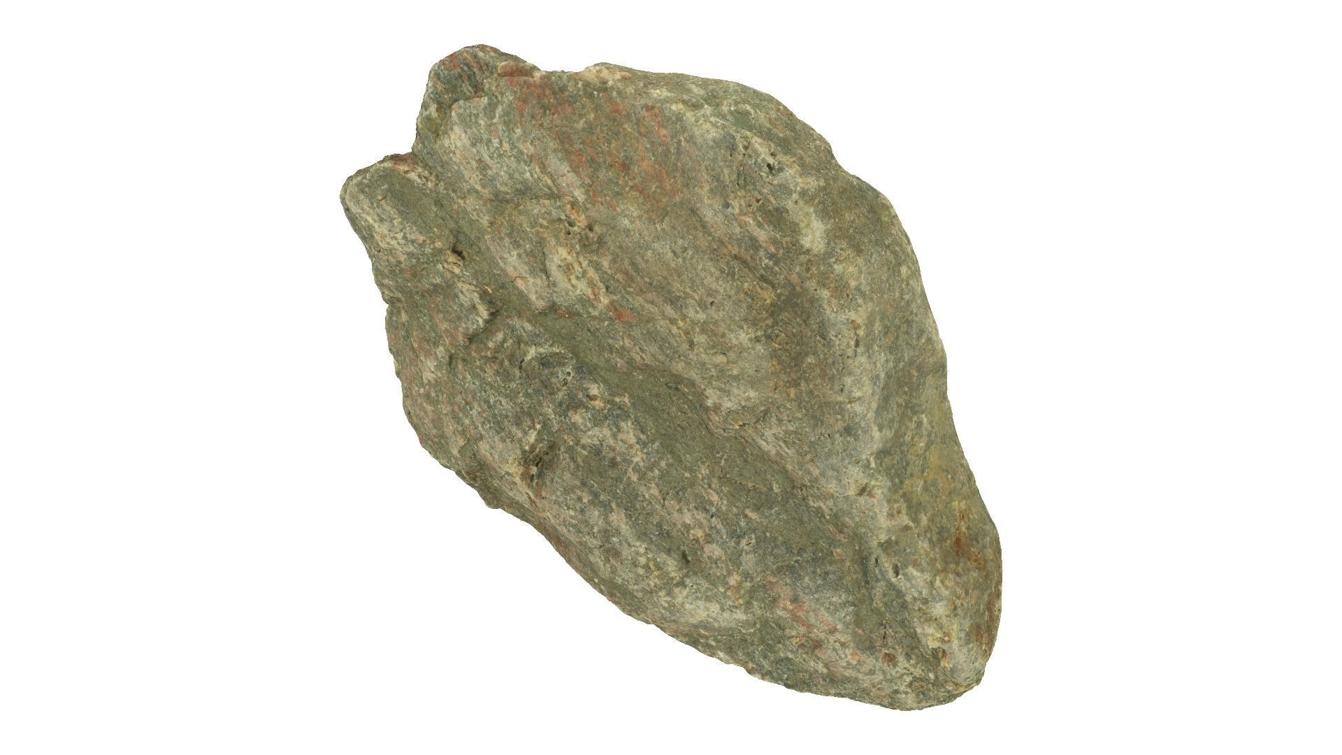 Natural Rock Raw Scanned 3D model_4