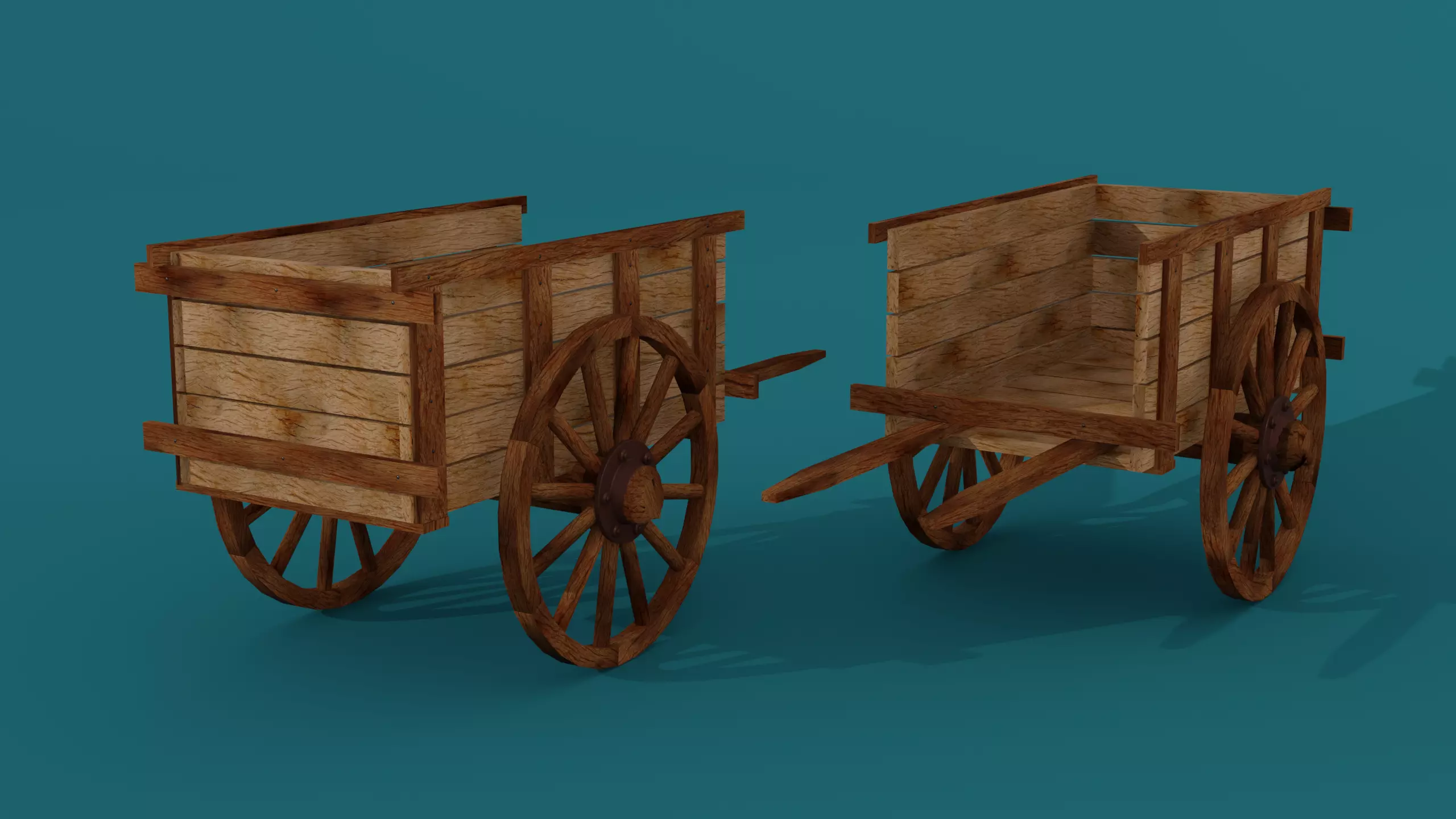 Old Wagon 3D model