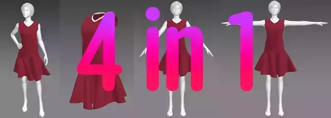 Woman Clothing 4 in 1 set76