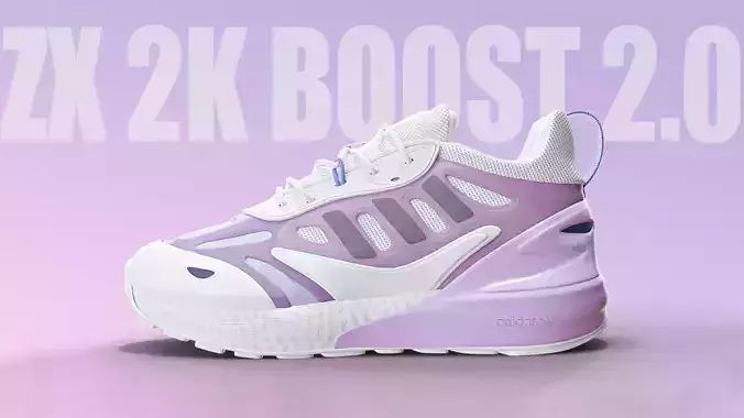 adidas ZX 2k boost 2 pink color