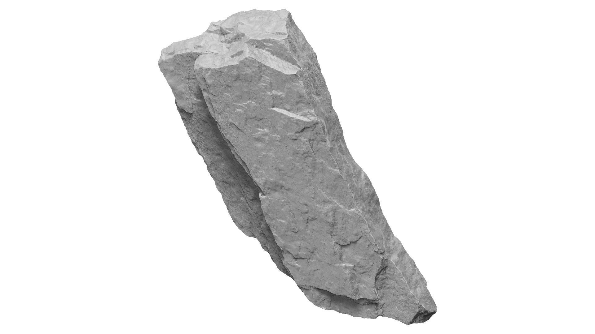 Building Stone Raw Scanned 3D model_11