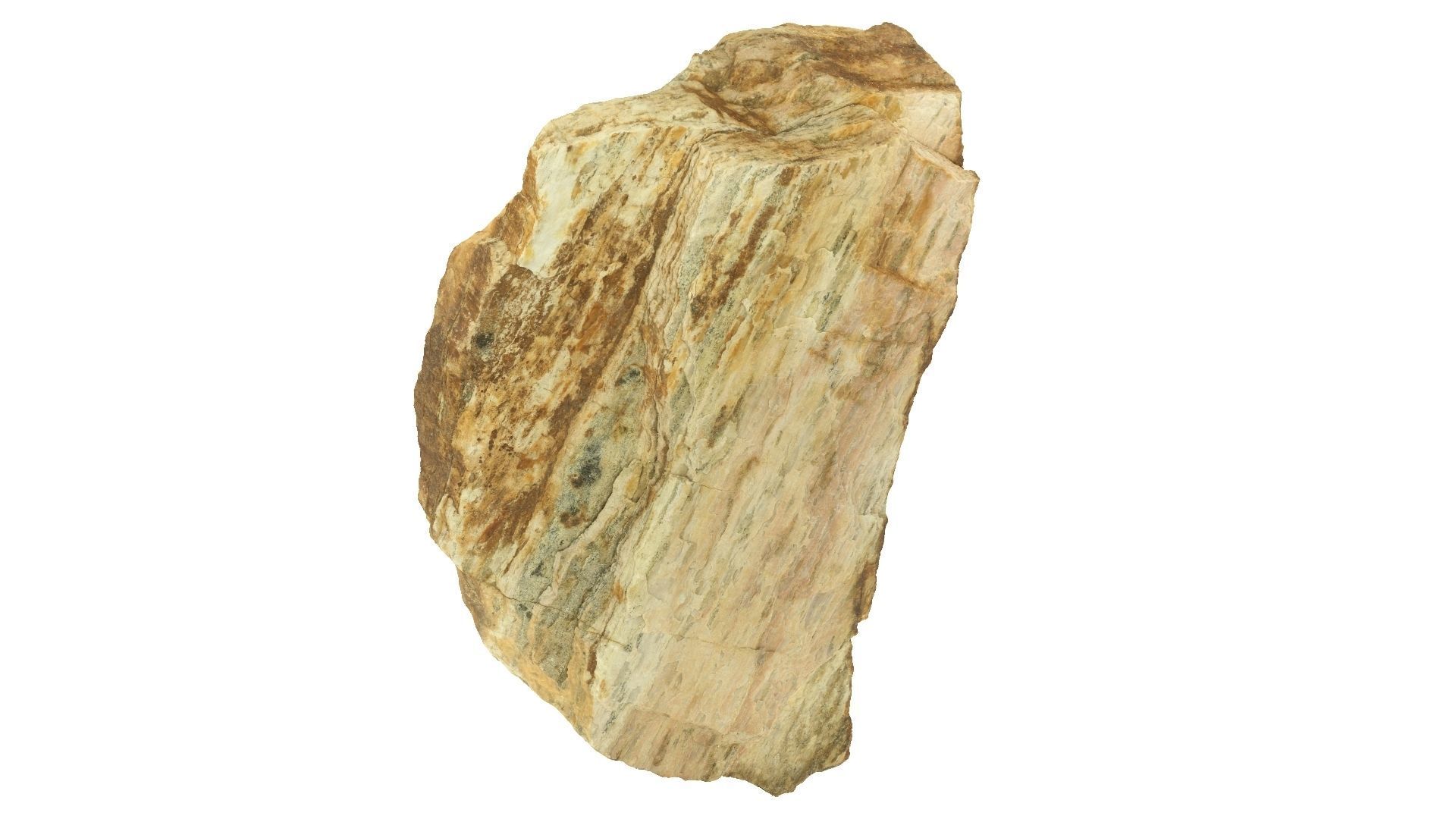 Building Stone Raw Scanned 3D model_5