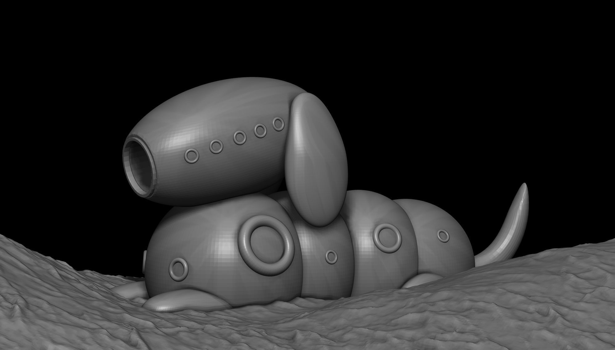 Majin Boo gordo Dragon Ball - Modelo de impresion 3D 3D print model_4