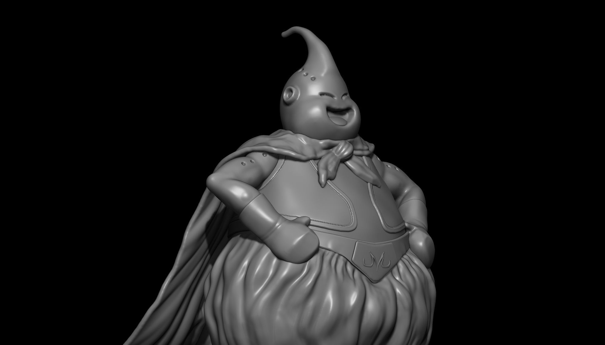 Majin Boo gordo Dragon Ball - Modelo de impresion 3D 3D print model_2