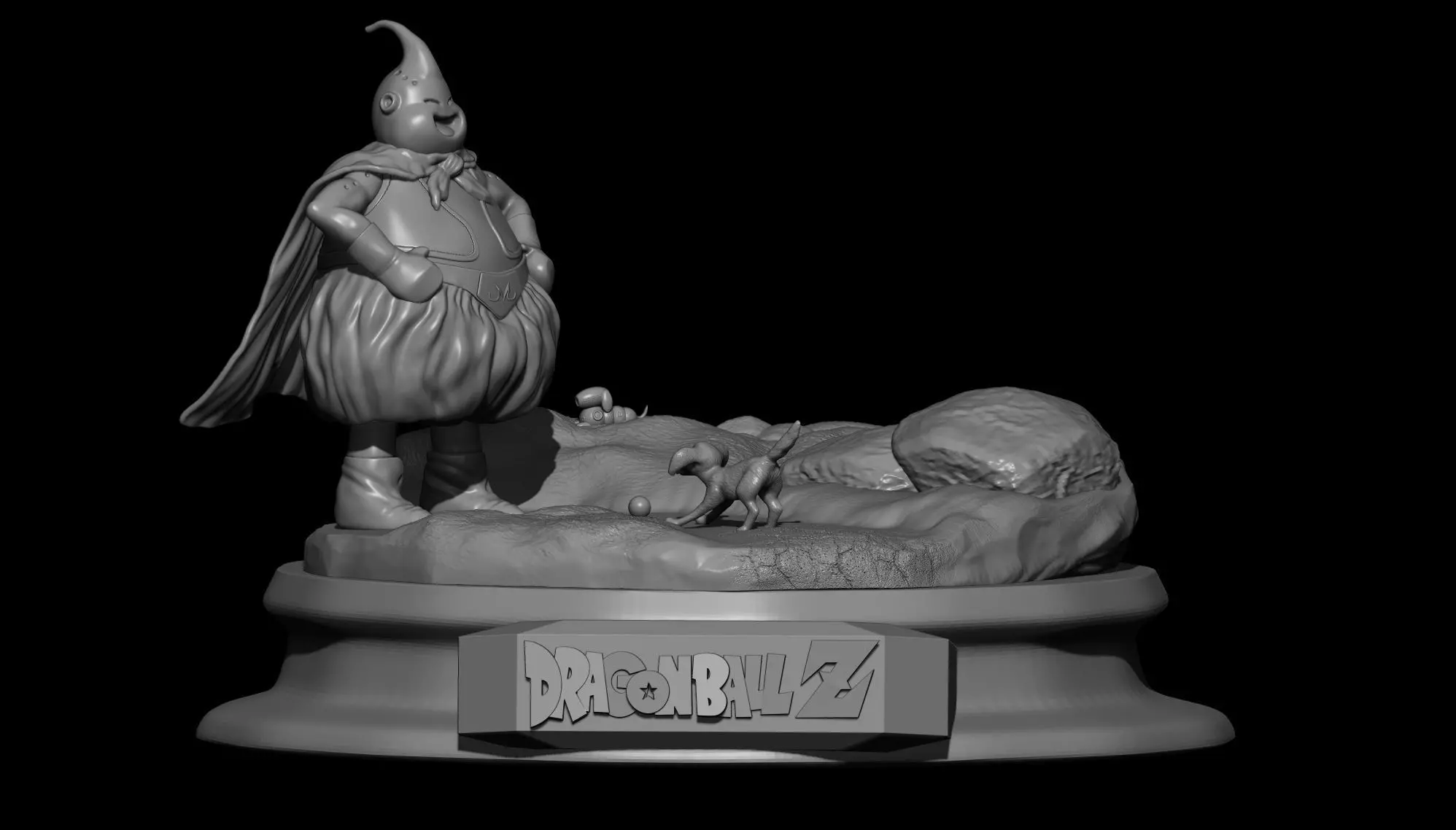 Majin Boo gordo Dragon Ball - Modelo de impresion 3D 3D print model_0