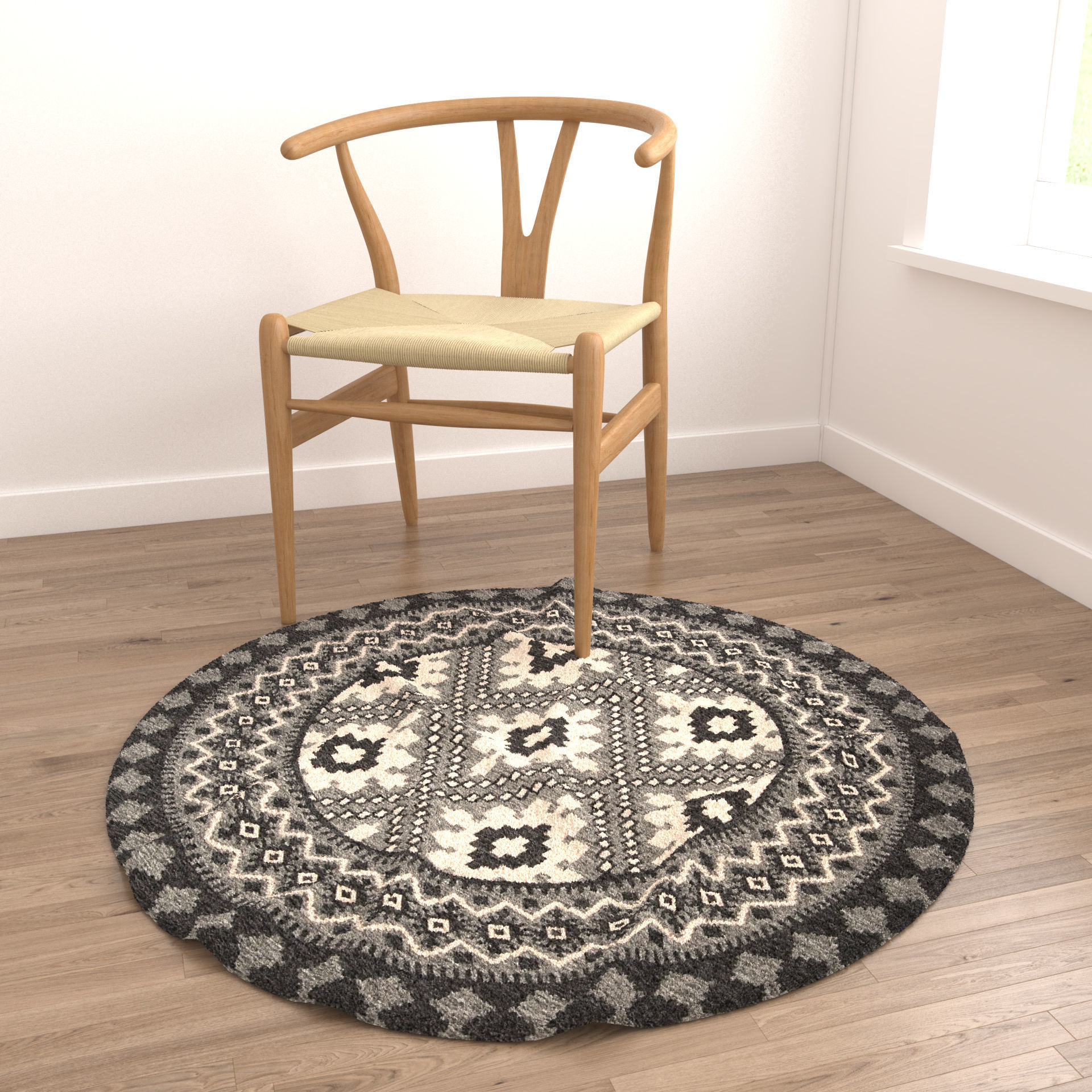 Rugs No 309 Low-poly 3D model_4