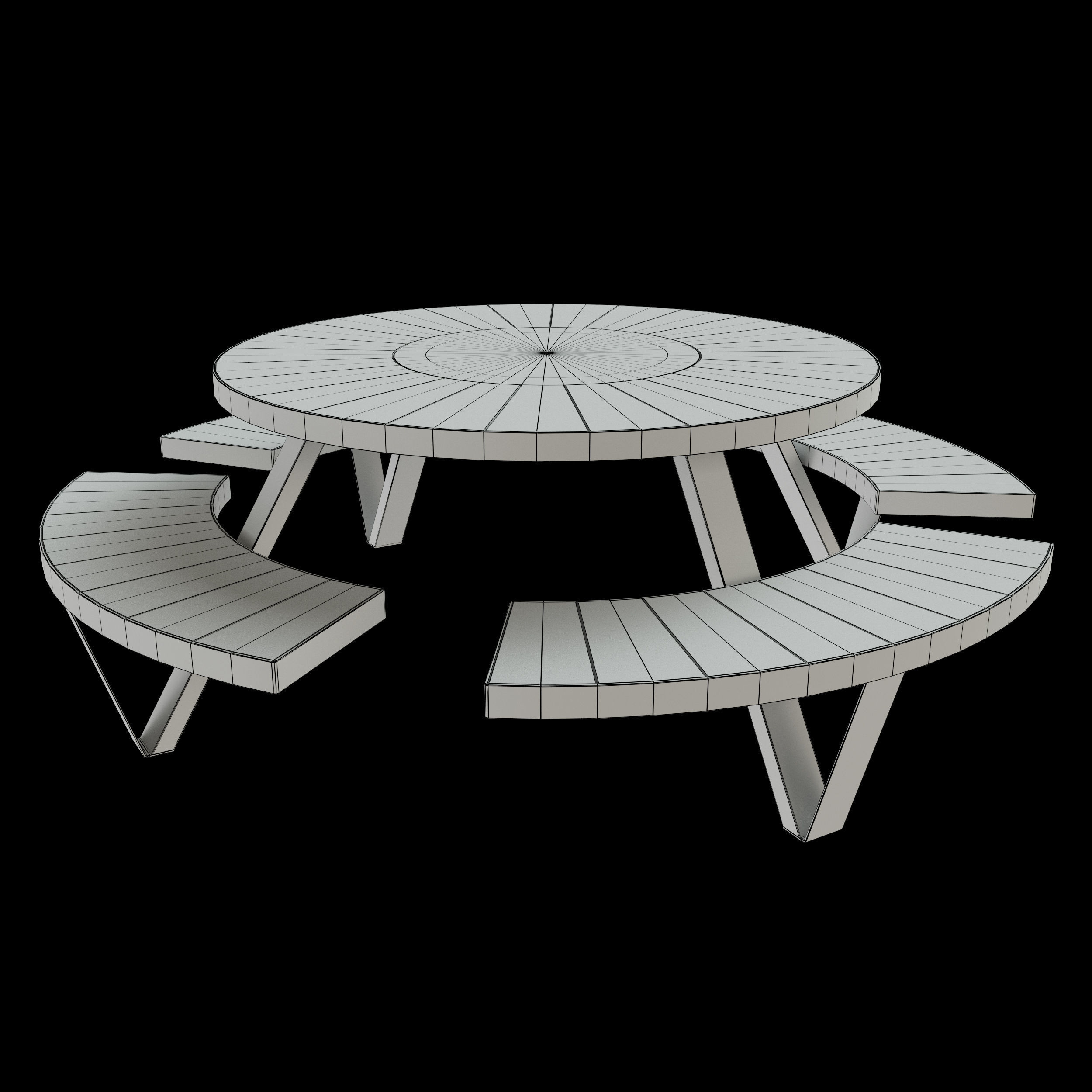Bench PANTAGRUEL 3D model_6