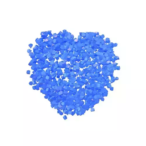 Voxel Heart Rock Style v1 002