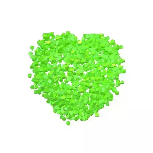 Voxel Heart Rock Style v1 004