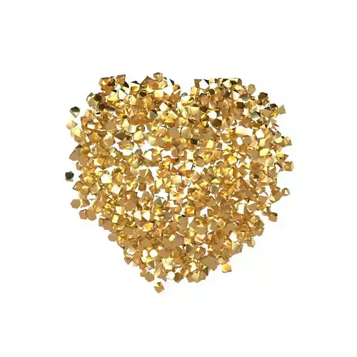 Voxel Heart Rock Style v1 011