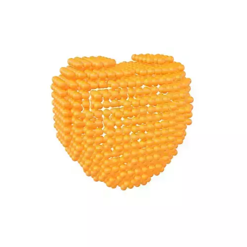 Voxel Heart Round Style v1 005