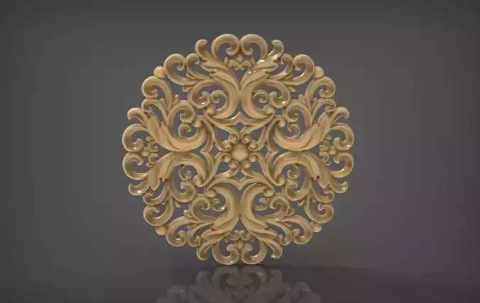 Floral Wood Carving for Furniture - 14