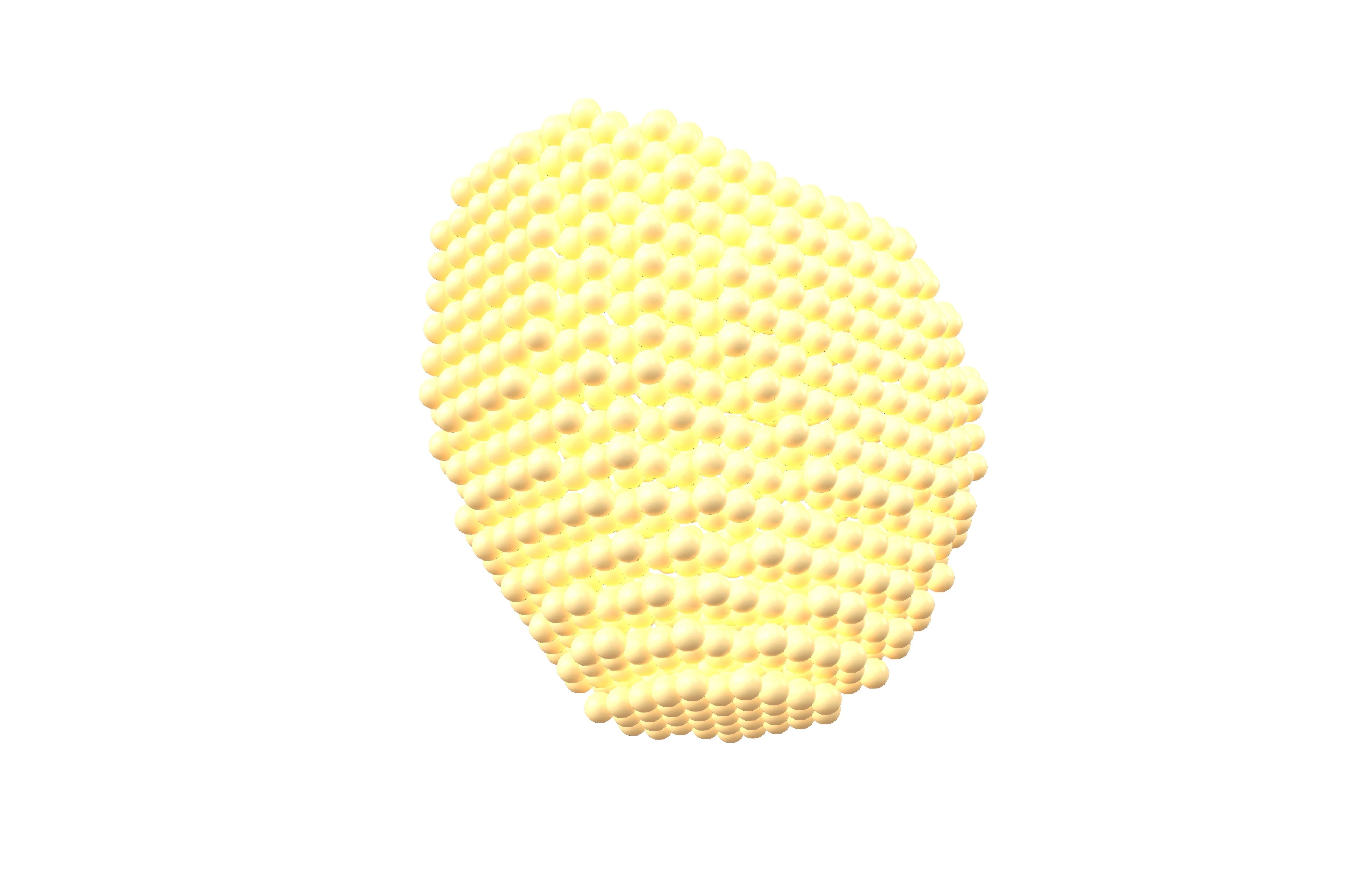 Voxel Heart Round Style v1 010 3D model_3