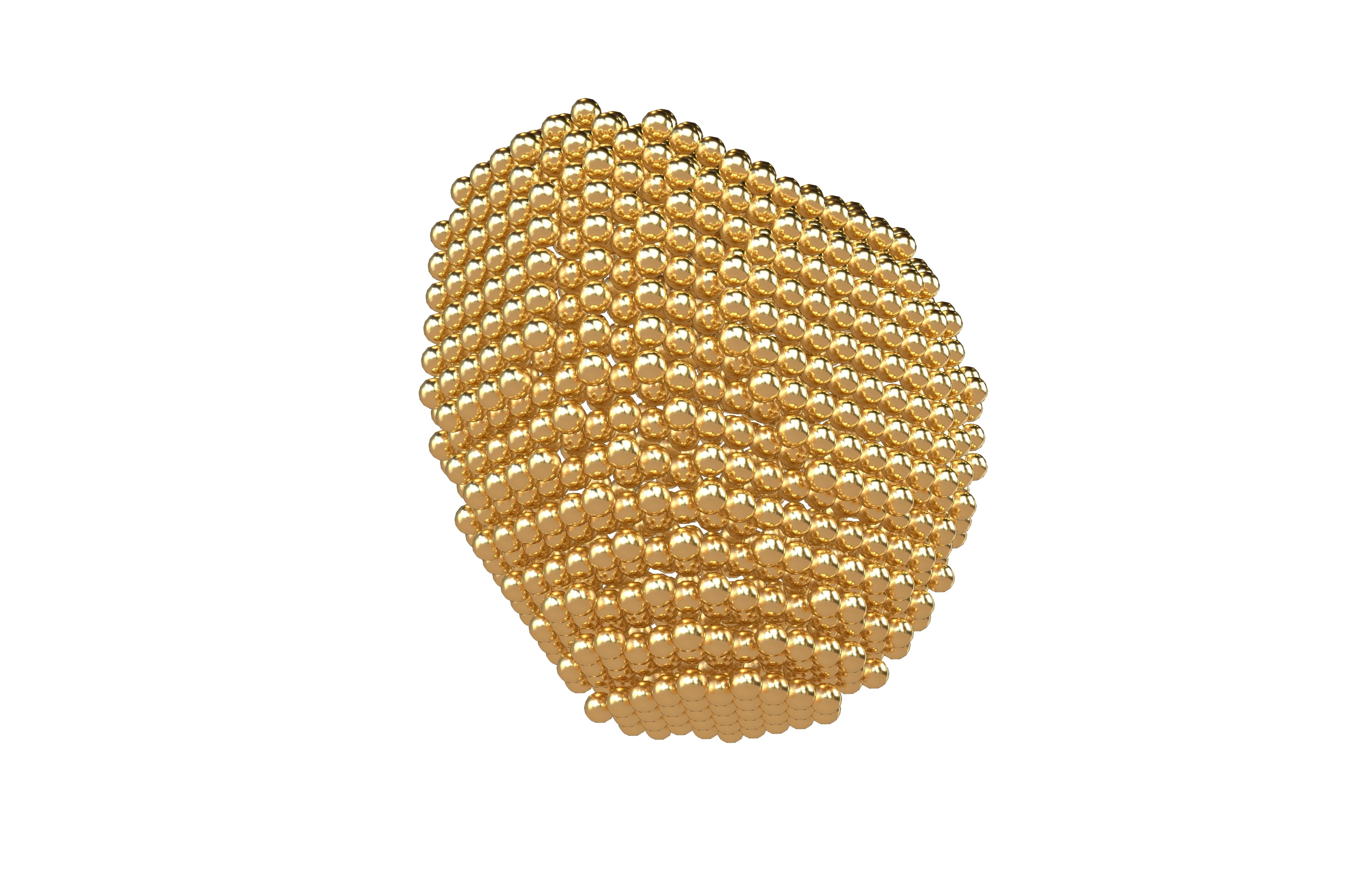 Voxel Heart Round Style v1 011 3D model_3