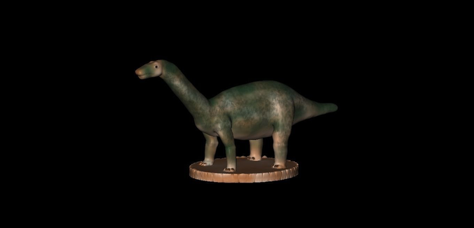 Replica Dinosaurs Apatosaurus Full Color 3D Printer 3D print model