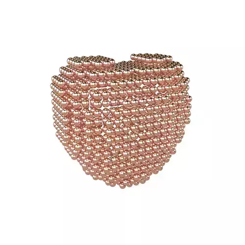 Voxel Heart Round Style v1 013