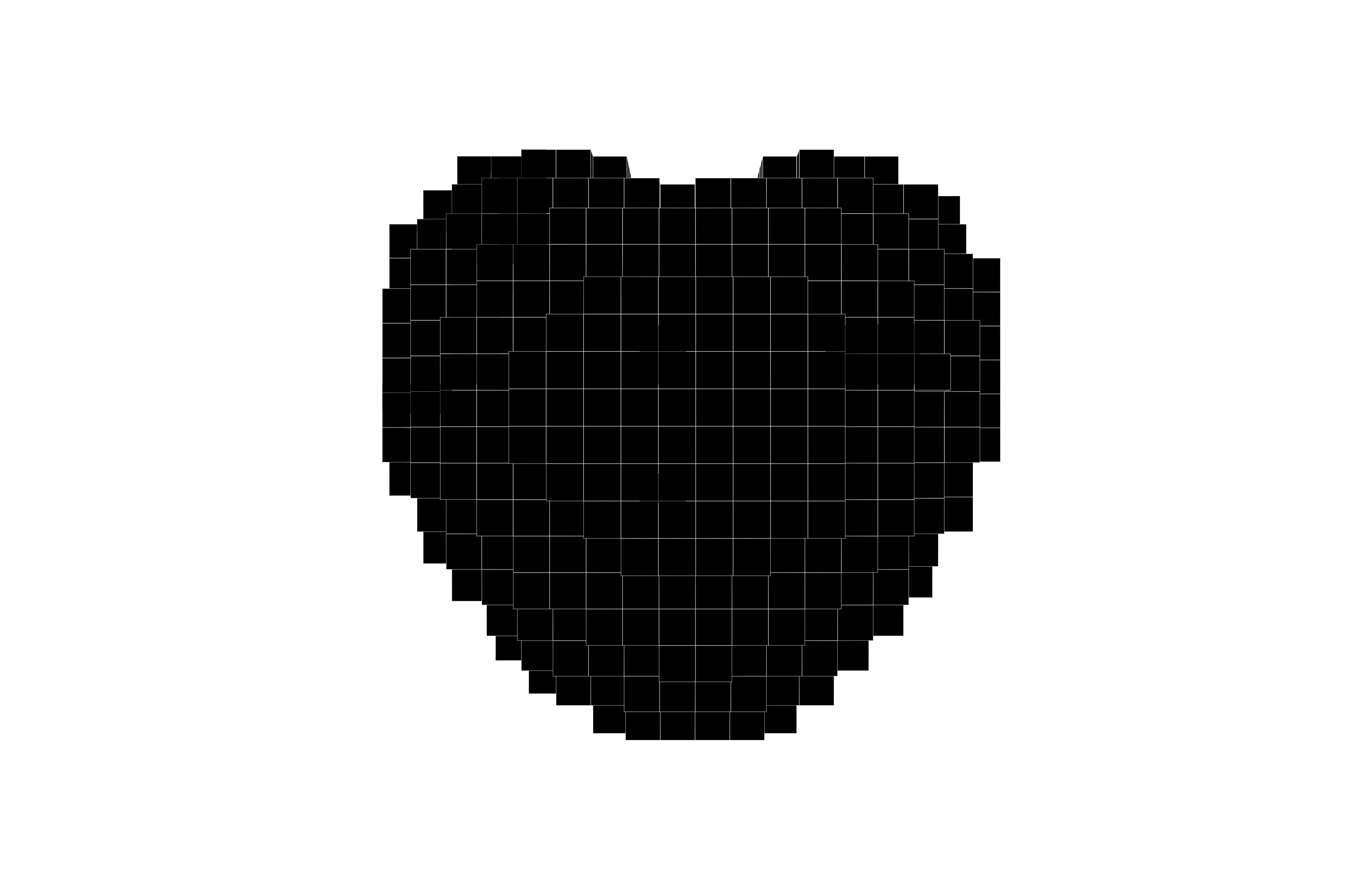 Voxel Heart v1 011 Low-poly 3D model_5