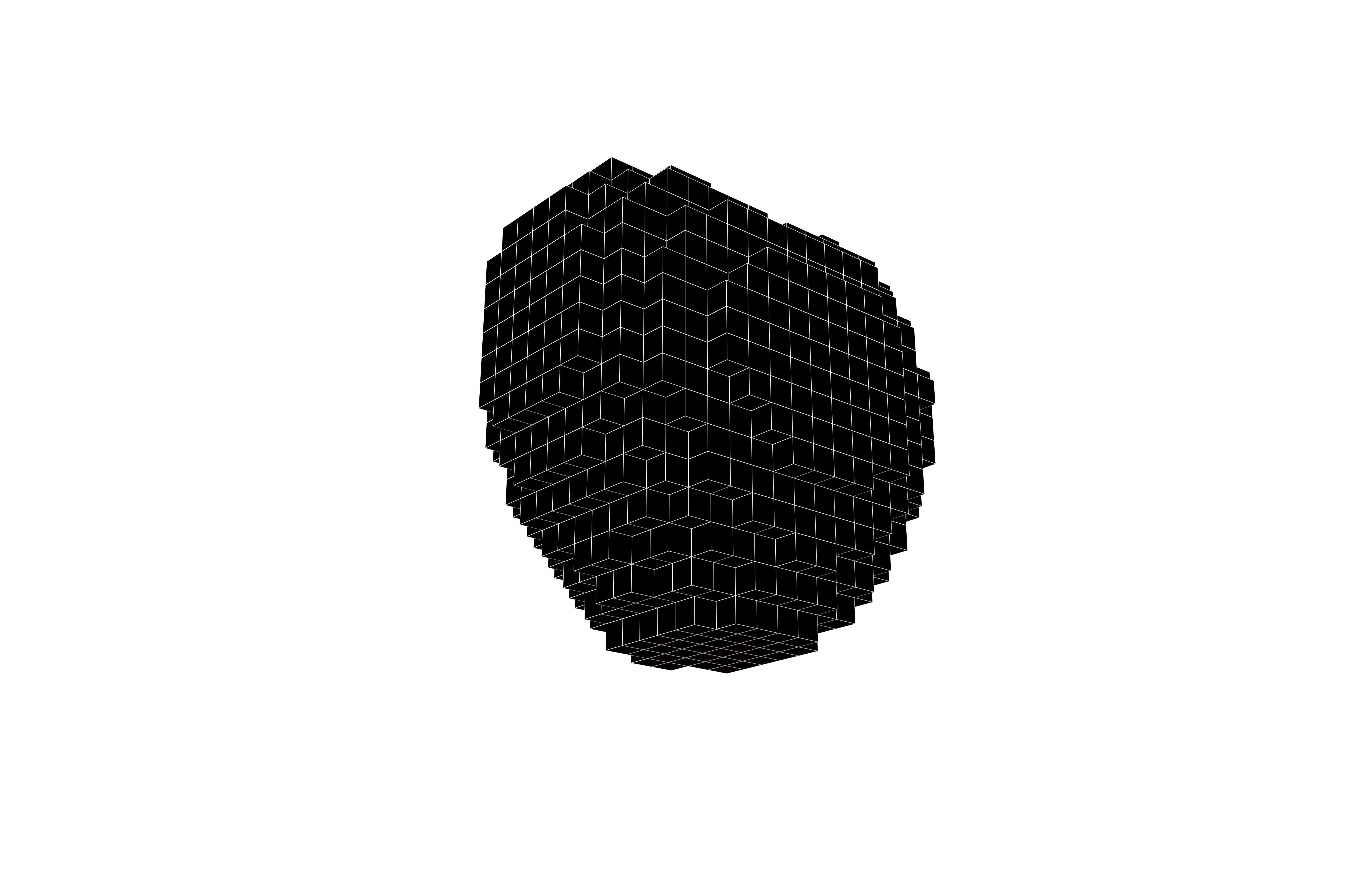 Voxel Heart v1 011 Low-poly 3D model_7