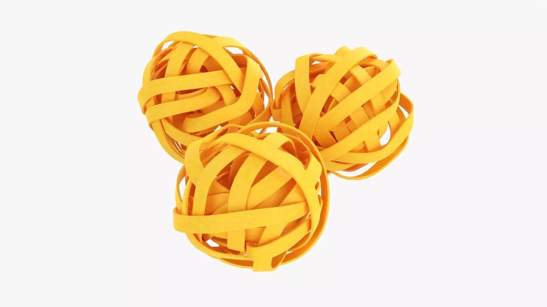 Tagliatelle pasta 3D model