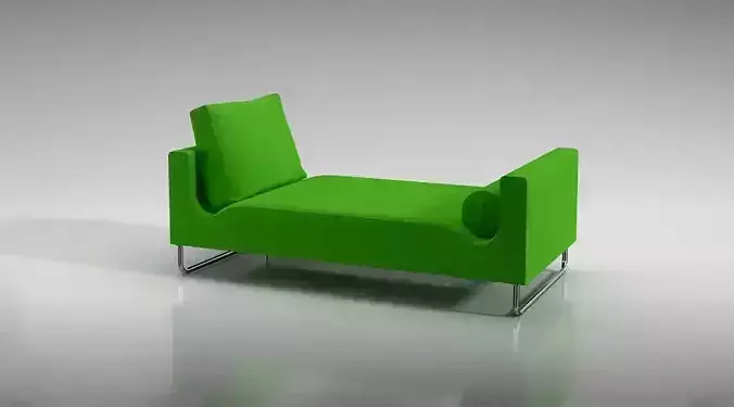Modern Green Fabric Couch