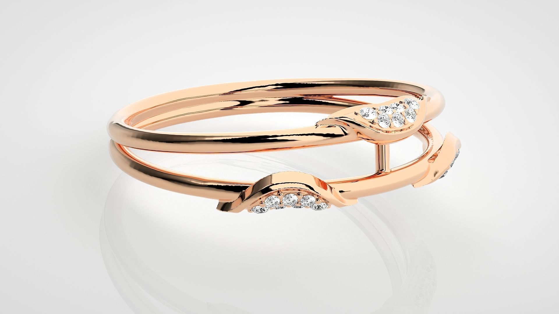 Ultra light wt Women Ring 3dm stl renders details  3D print model_1