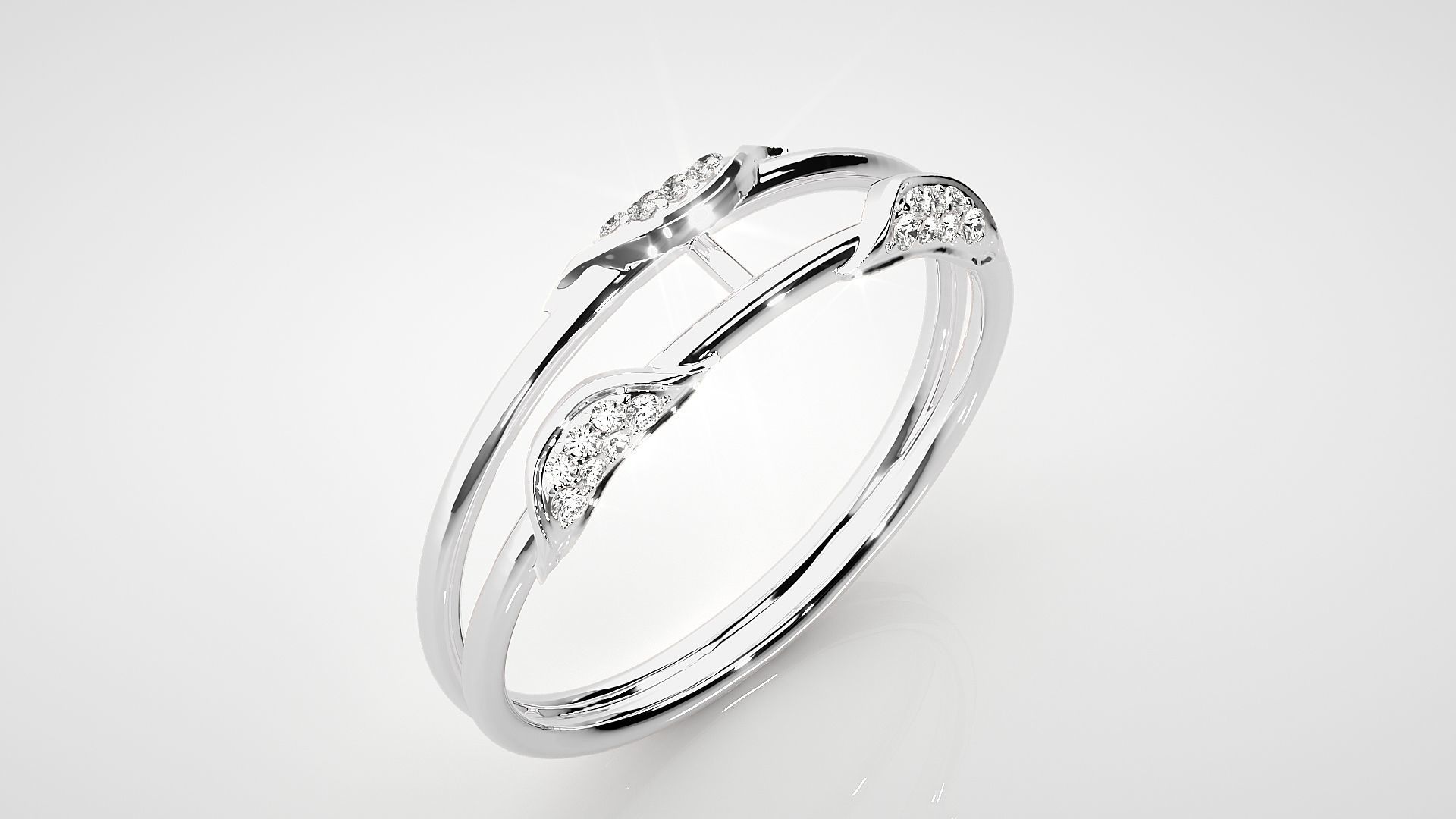 Ultra light wt Women Ring 3dm stl renders details  3D print model_5