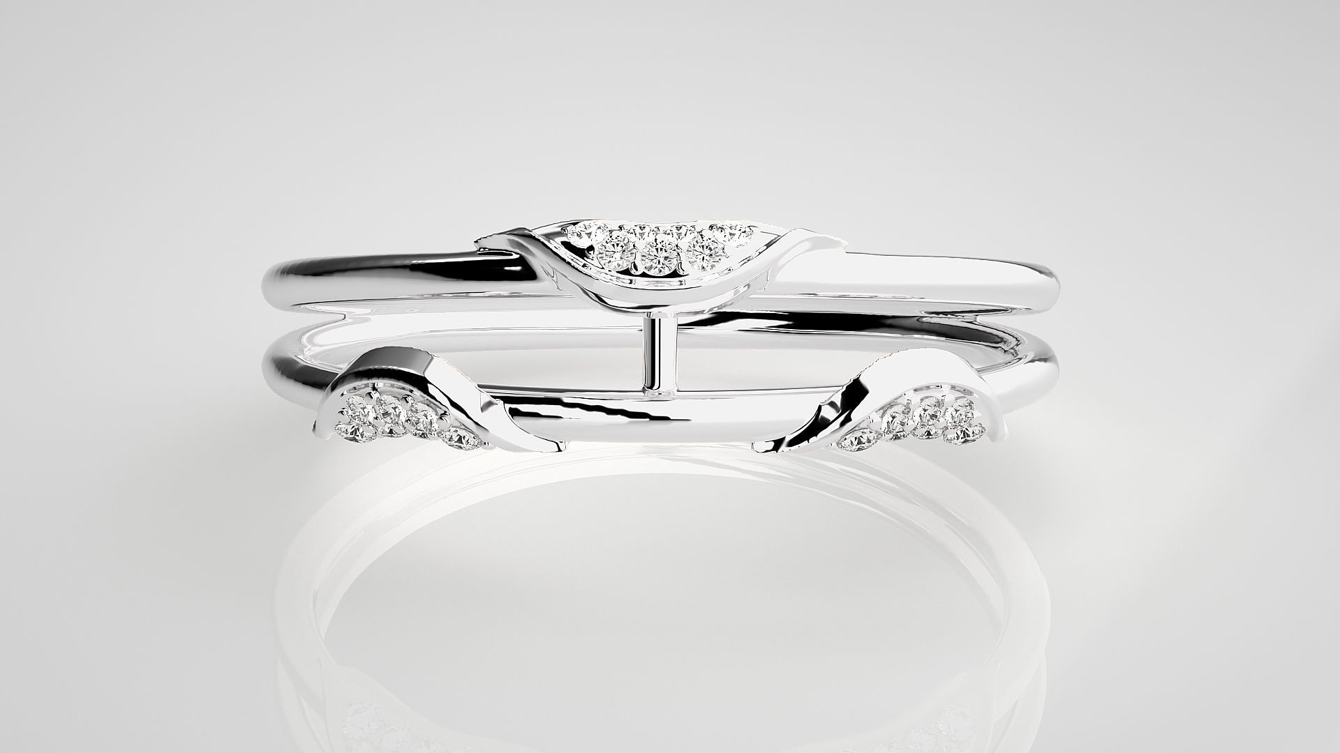 Ultra light wt Women Ring 3dm stl renders details  3D print model_3