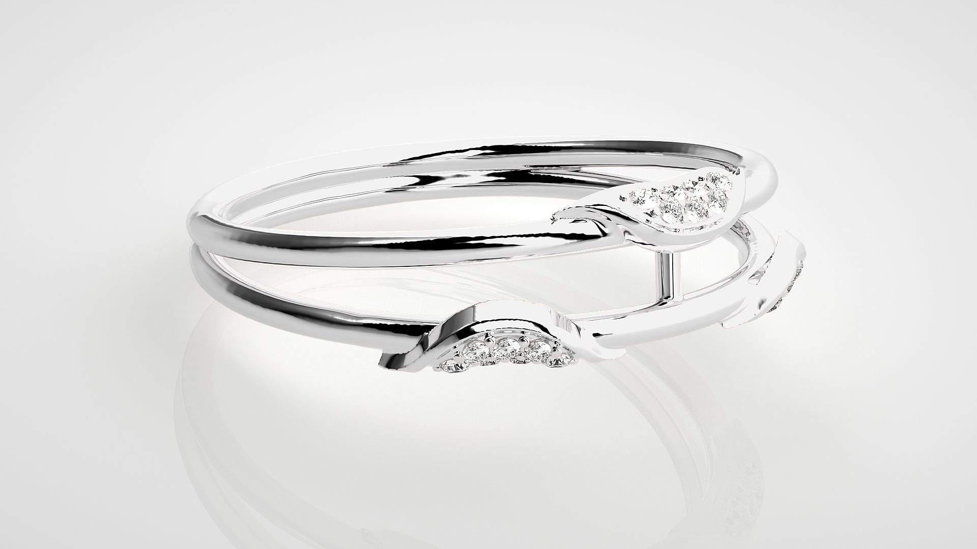 Ultra light wt Women Ring 3dm stl renders details  3D print model_4