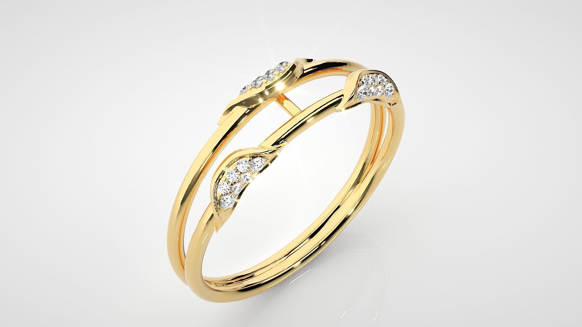 Ultra light wt Women Ring 3dm stl renders details  3D print model_9