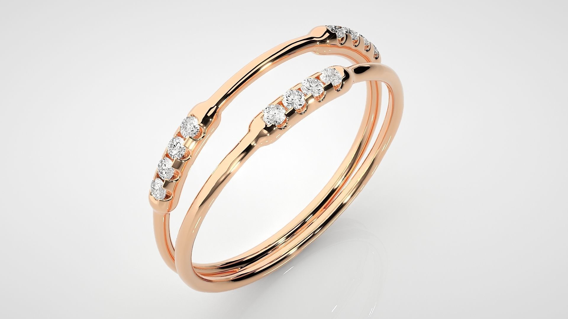 Ultra light wt Women Ring 3dm stl renders details  3D print model_2