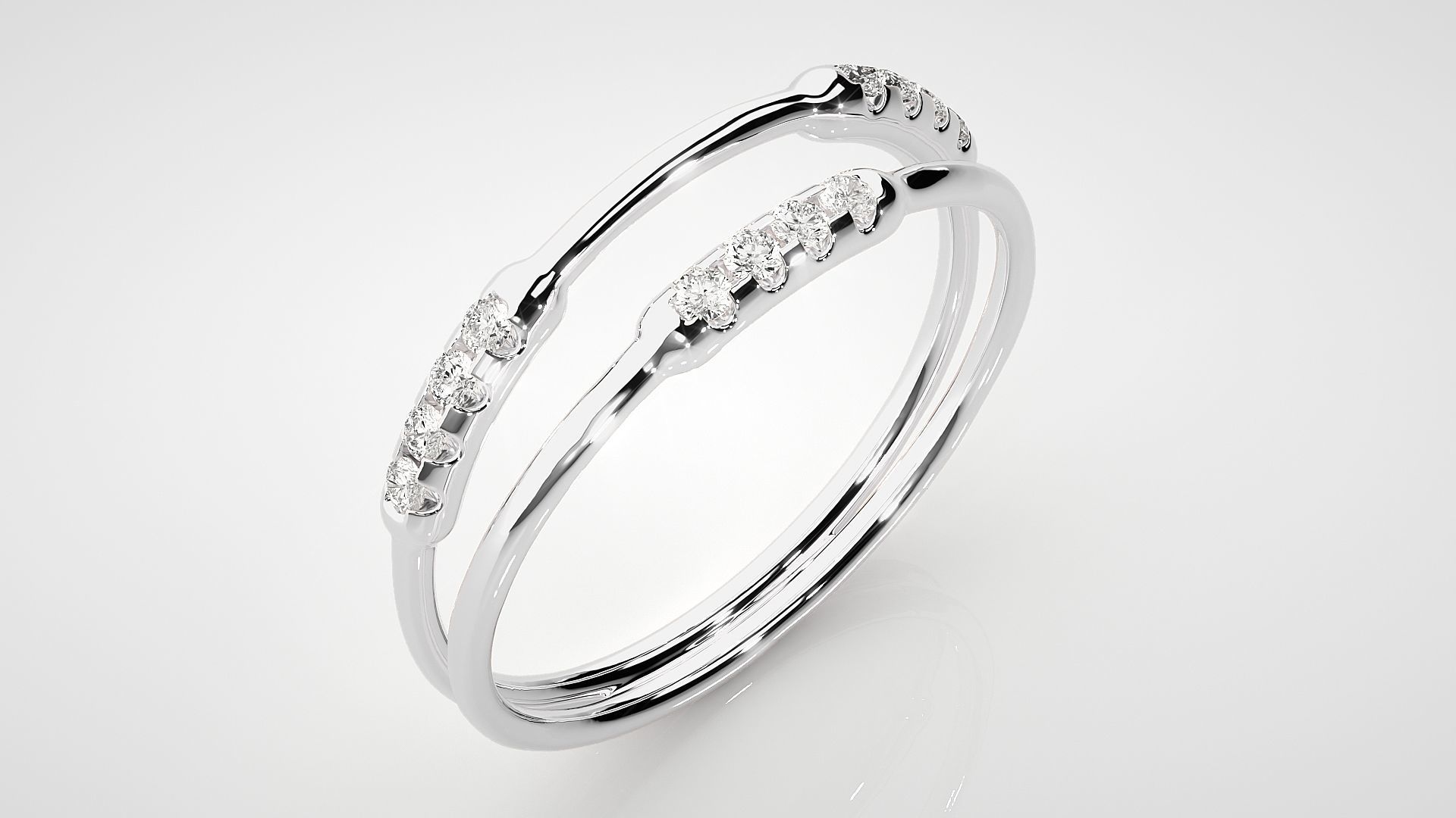 Ultra light wt Women Ring 3dm stl renders details  3D print model_6