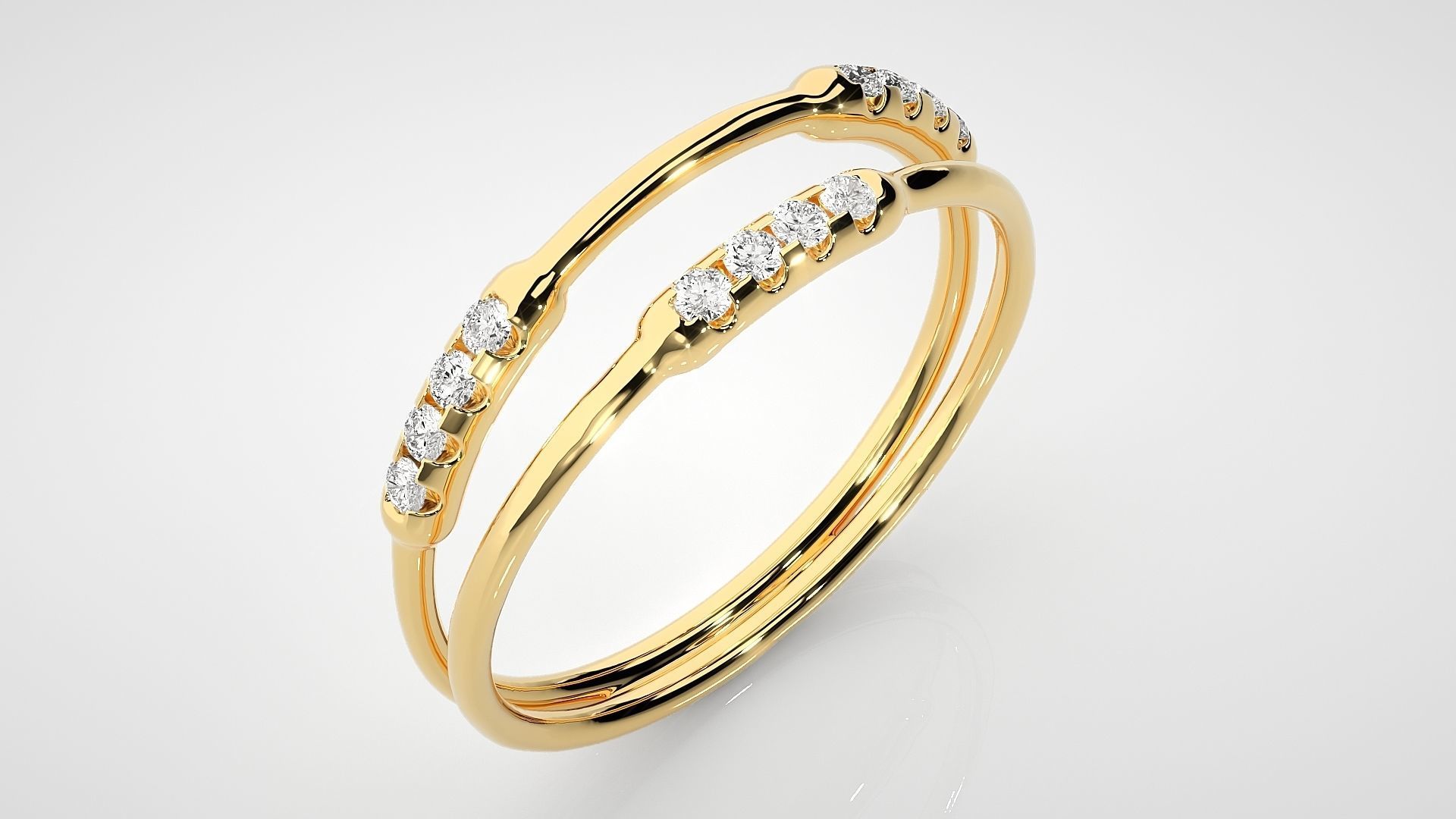 Ultra light wt Women Ring 3dm stl renders details  3D print model_9