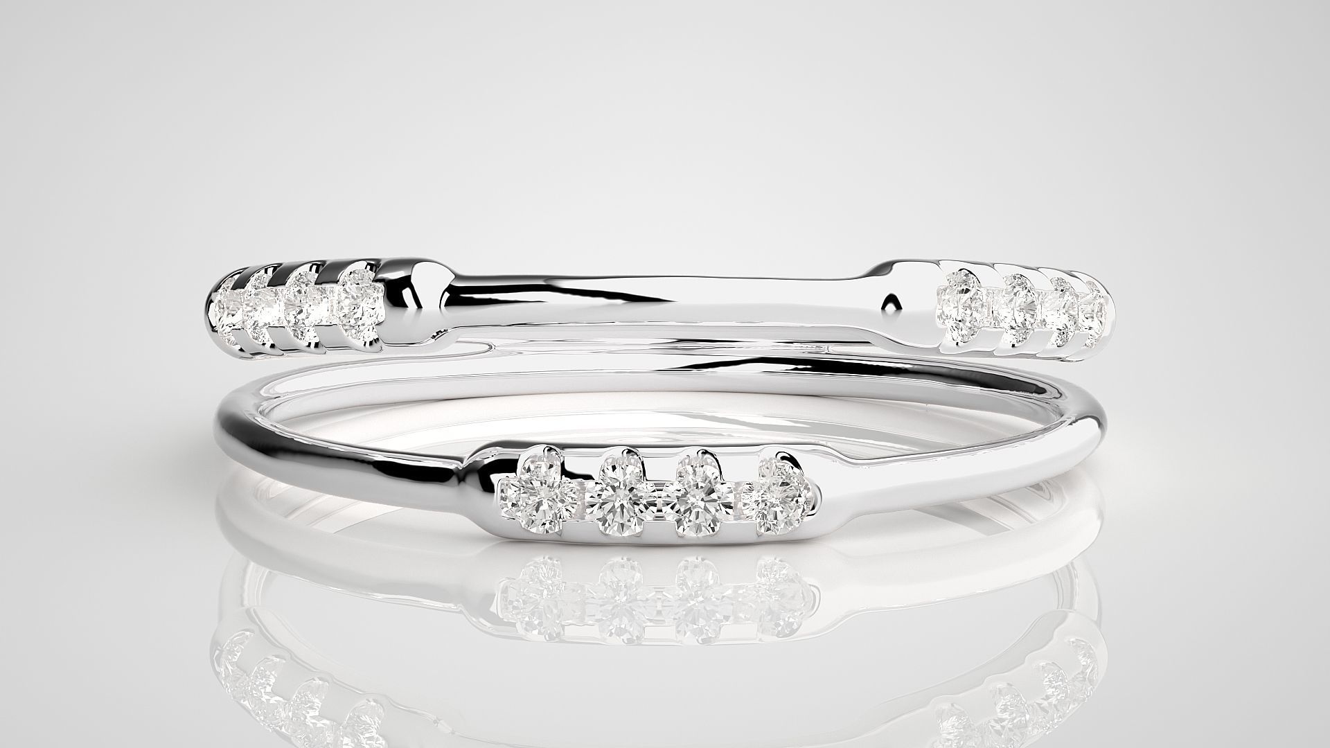 Ultra light wt Women Ring 3dm stl renders details  3D print model_4