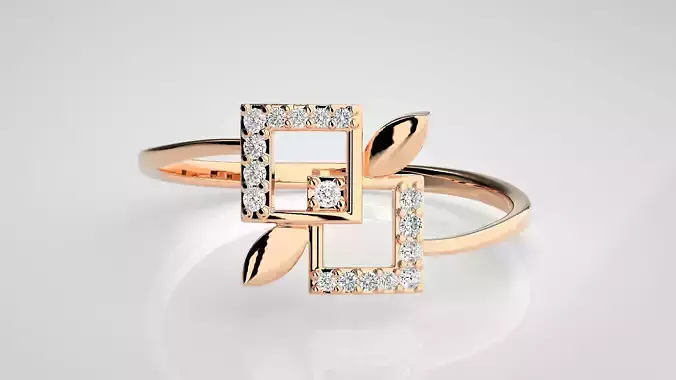 Ultra light wt Women Ring 3dm stl renders details 