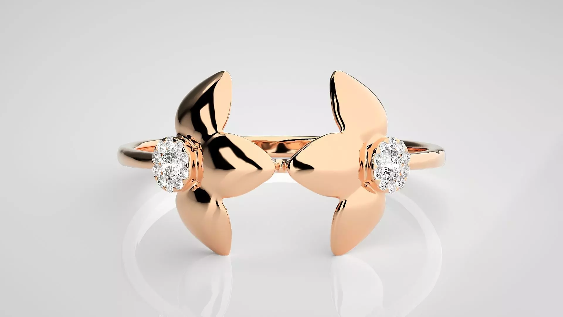 Ultra light wt Women Ring 3dm stl renders details 3D print model_0