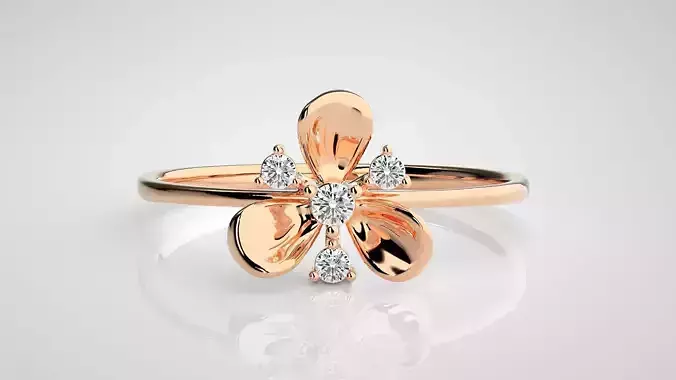 Ultra light wt Women Ring 3dm stl renders details 