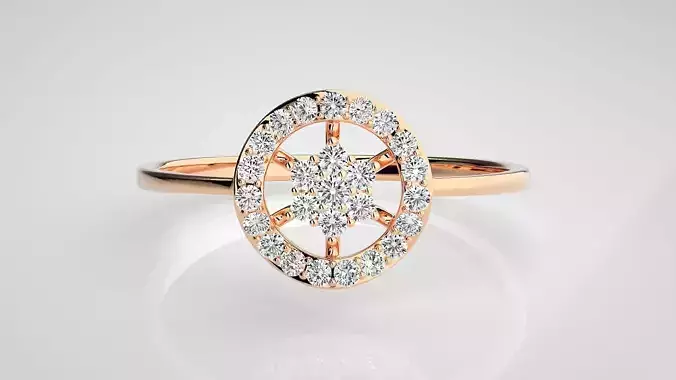 Ultra light wt Women Ring 3dm stl renders details 