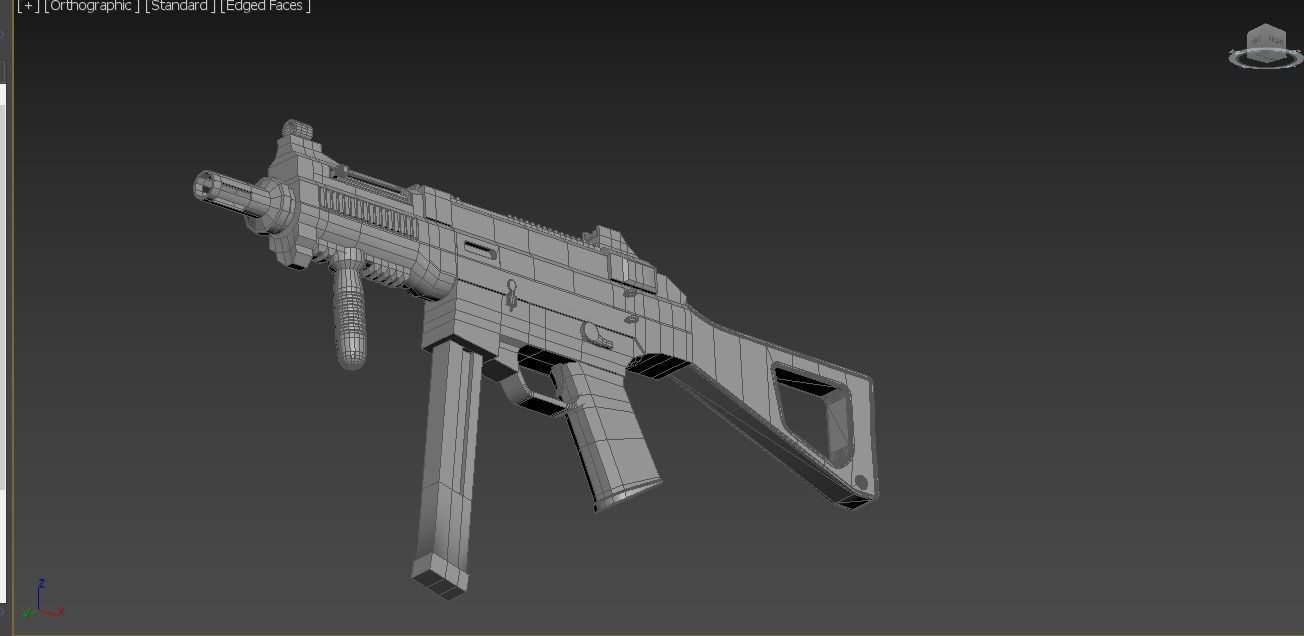 Ump5  Gun Free low-poly 3D model_10