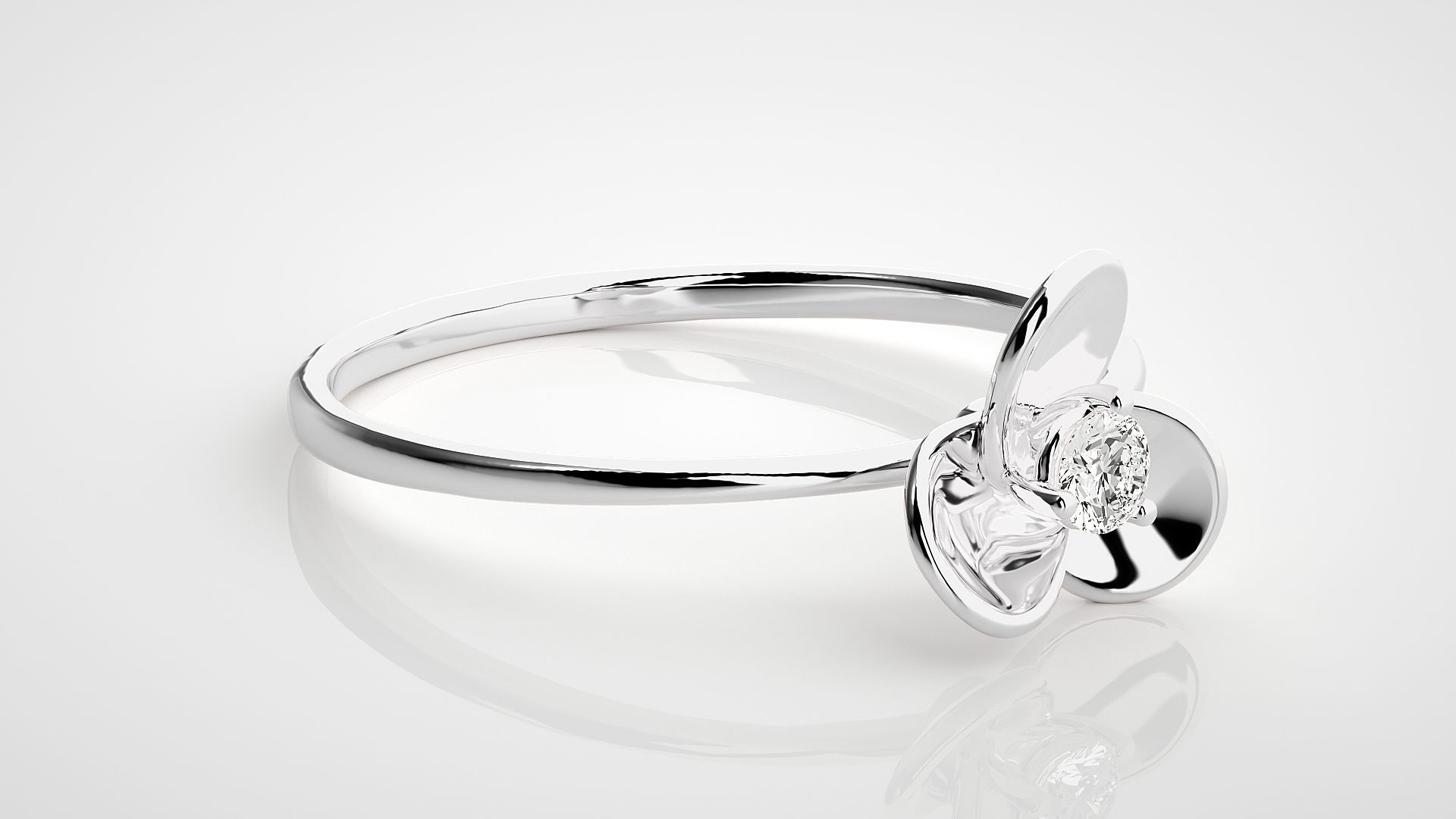 Ultra light wt Women Ring 3dm stl renders details  3D print model_5