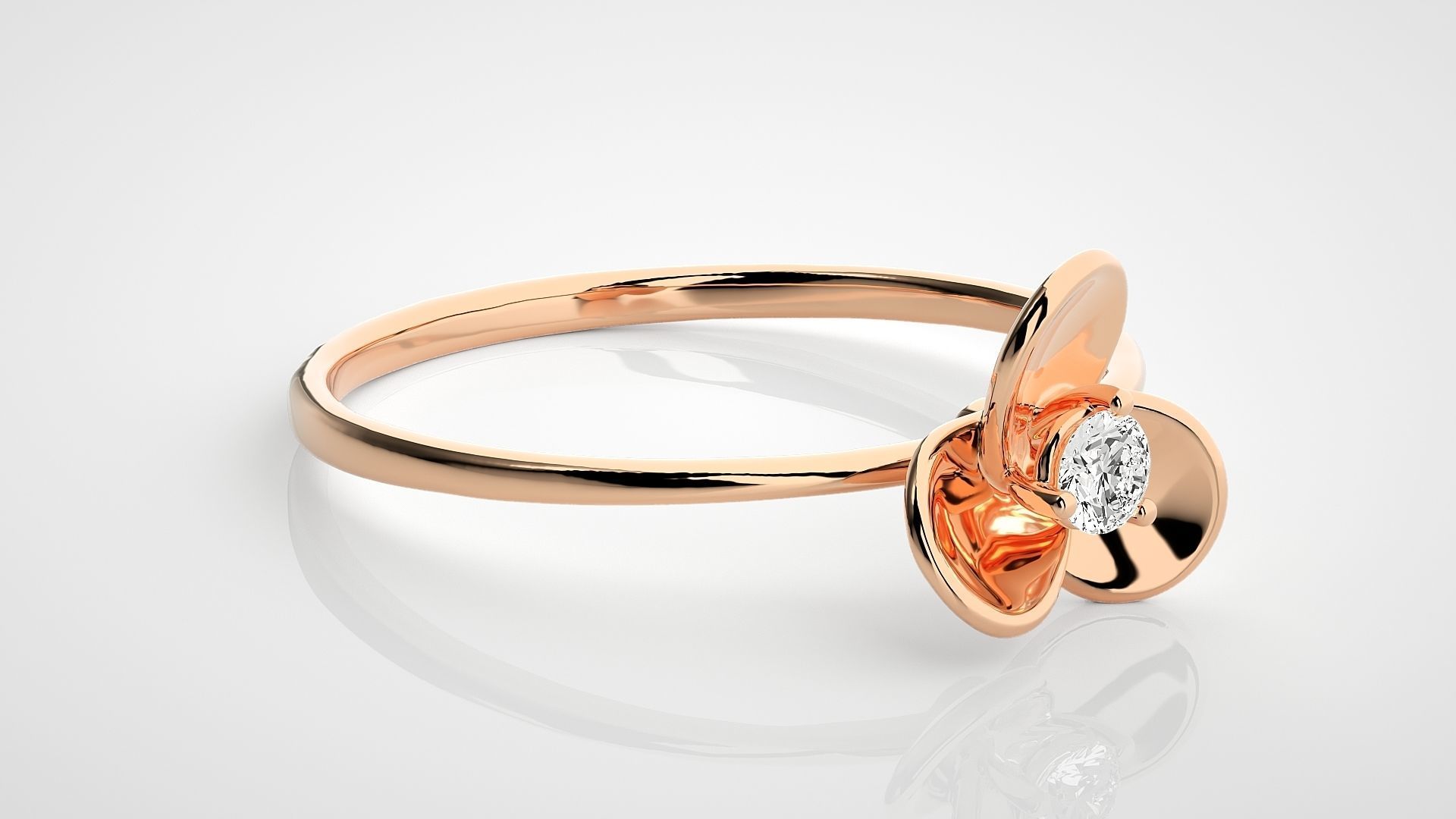 Ultra light wt Women Ring 3dm stl renders details  3D print model_1