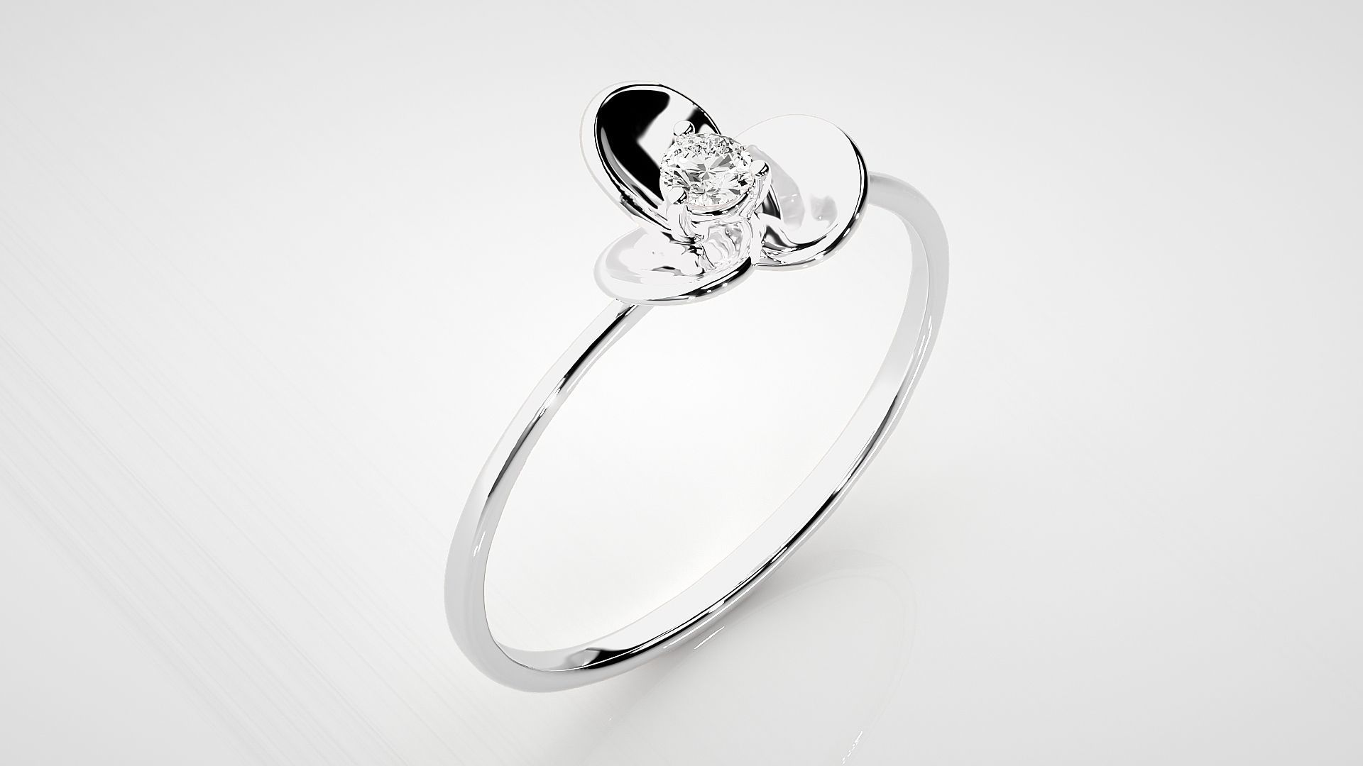 Ultra light wt Women Ring 3dm stl renders details  3D print model_6