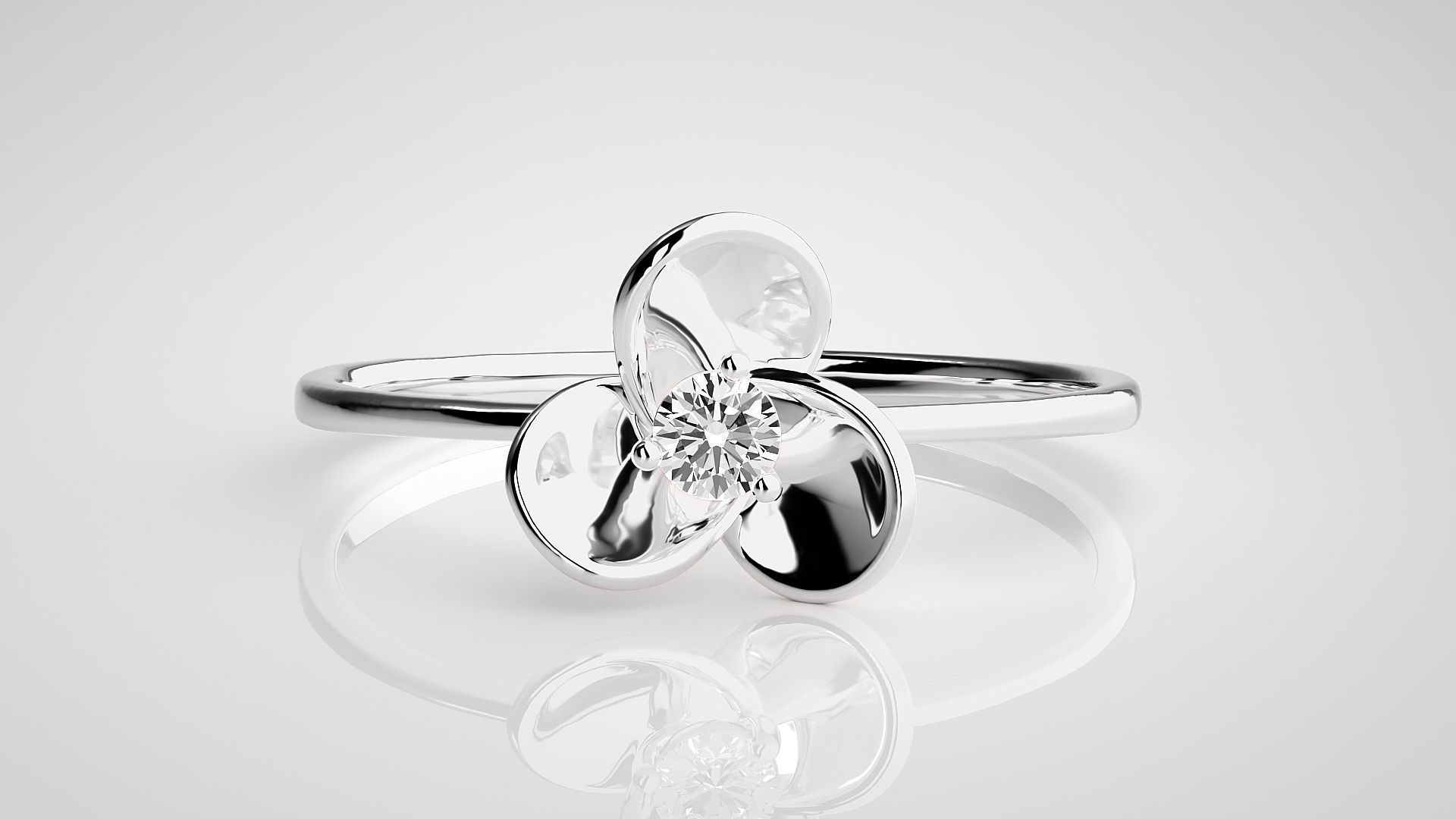 Ultra light wt Women Ring 3dm stl renders details  3D print model_4