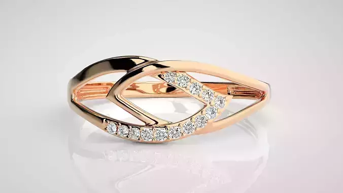 Ultra light wt Women Ring 3dm stl renders details 