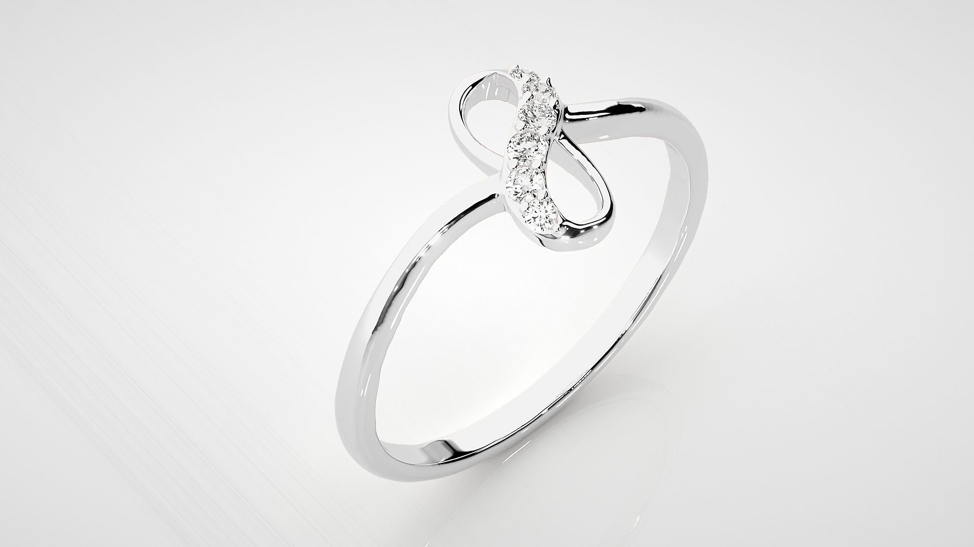 Ultra light wt Women Ring 3dm stl renders details  3D print model_6