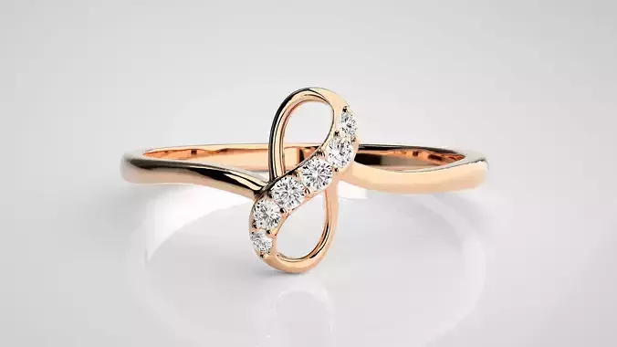 Ultra light wt Women Ring 3dm stl renders details 