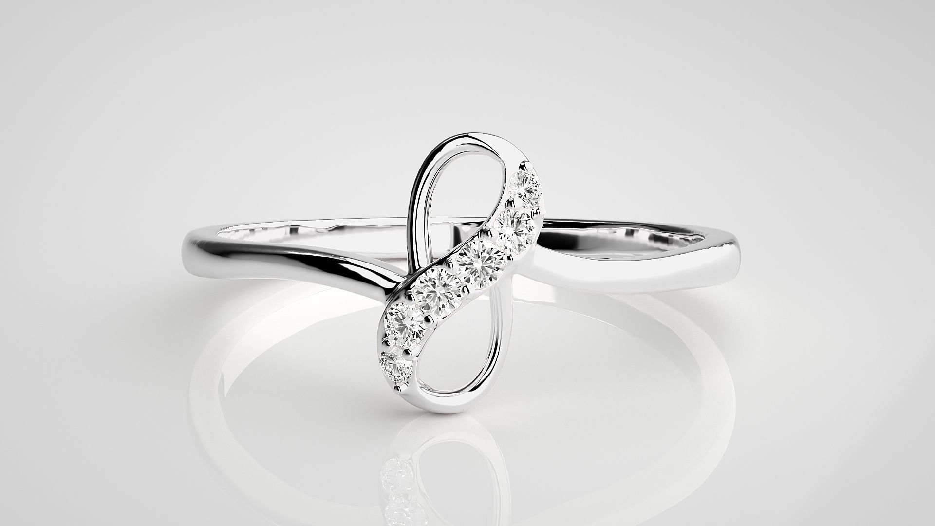 Ultra light wt Women Ring 3dm stl renders details  3D print model_4