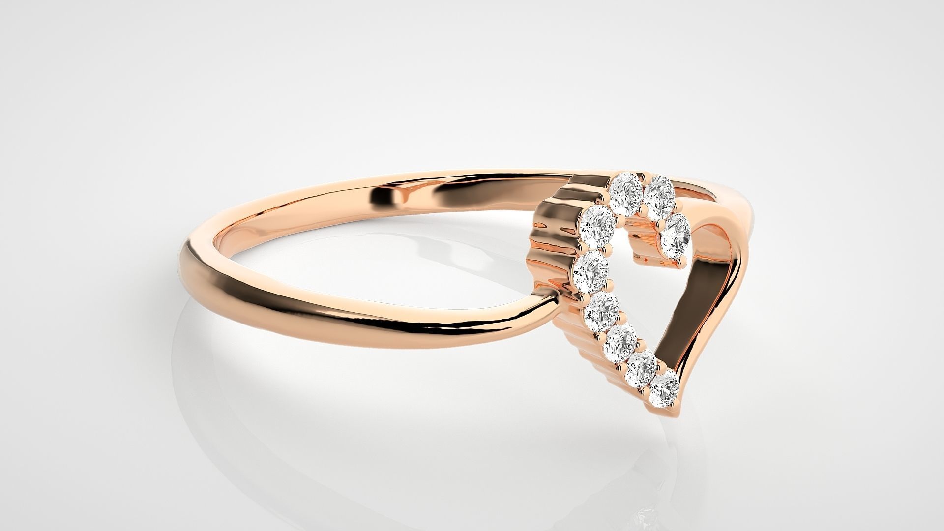 Ultra light wt Women Ring 3dm stl renders details  3D print model_1