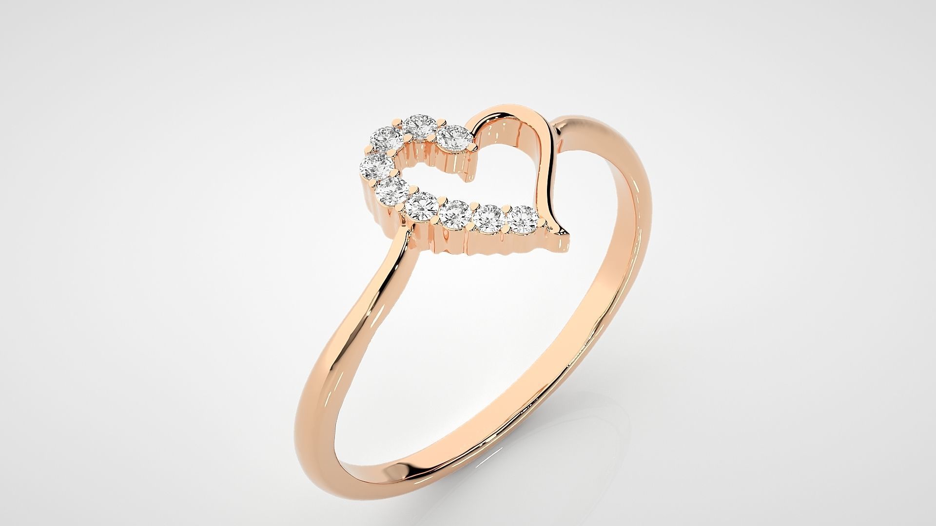 Ultra light wt Women Ring 3dm stl renders details  3D print model_2