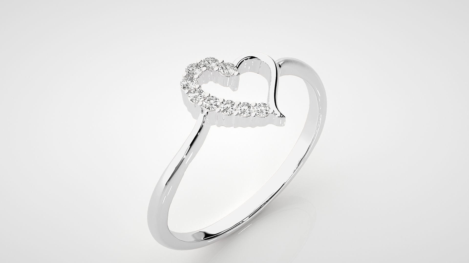 Ultra light wt Women Ring 3dm stl renders details  3D print model_6